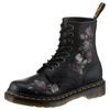Schnürstiefel DR. MARTENS "1460 Decayed", Damen, Gr. 41, bunt (schwarz bunt), Nappaleder, geblümt, klassisch, Schuhe, Chunky Boots, Plateau Schuh, Boots mit Blockabsatz