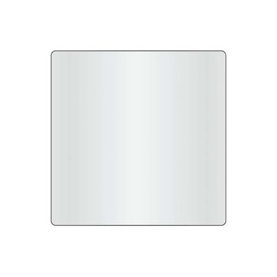 Spiegel LOEVSCHALL "Refine, Wandspiegel für alle Raumtypen, Stilvoller Rahmen", schwarz, B:80cm H:80cm T:1,5cm, Spiegel, Spiegel für Schlafzimmer, Wohnzimmer, Garderobe, Flur und Badezimmer Image