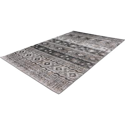 Teppich ME GUSTA "Ariya 325", grau, B:160cm H:6mm L:230cm, Polypropylen (PP), Teppiche, Flachflor, gekettelt, Wohnzimmer Image