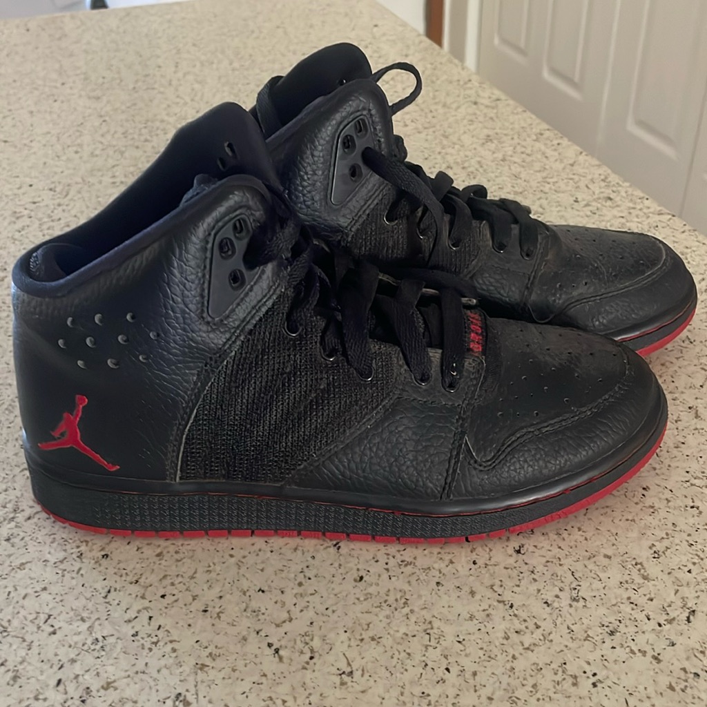 Nike Shoes | Boys Nike Jordan’s | Color: Black/Red | Size: 4.5bb