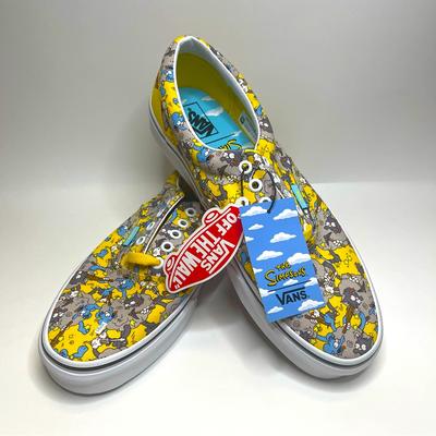 Vans Shoes | Hey! Hey Kids! Vans Itchy And Scratchy Show Sneakers Size 10 | Color: Gray/Yellow | Size: 10