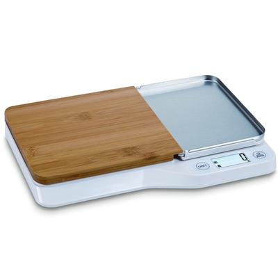 Food Scale - 3 in 1 Digital Kitchen Scale Weight Grams and Ounces with Removable Cutting Board & Tray LCD Display