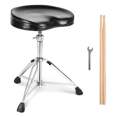 VEVOR Drum Seat, Adjustable Height,Comfortable Padded Stool,for Drum Player