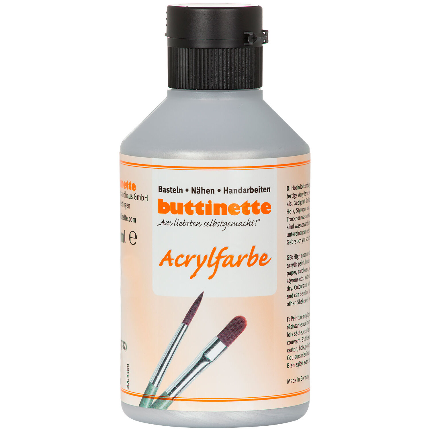 buttinette Acrylfarbe in verschiedenen Farbtönen, 250 ml