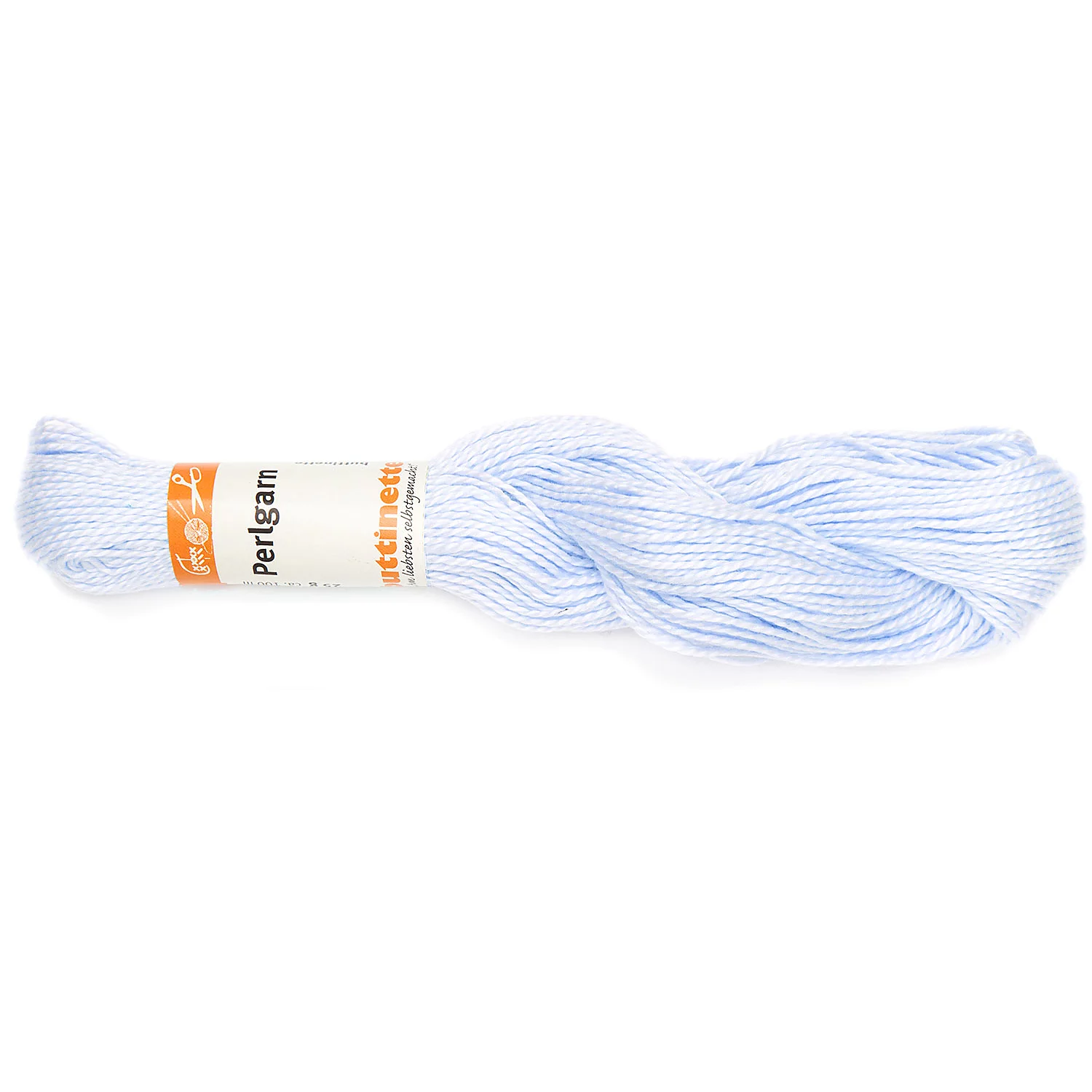 buttinette Perlgarn, hellblau, 25g-Strang