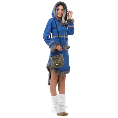 buttinette Eskimo-Kostüm Nanuka für Damen
