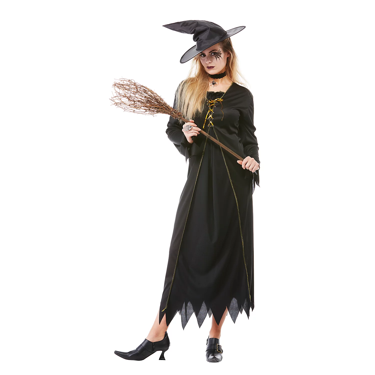 Hexenkostüm Black Witch für Damen Image