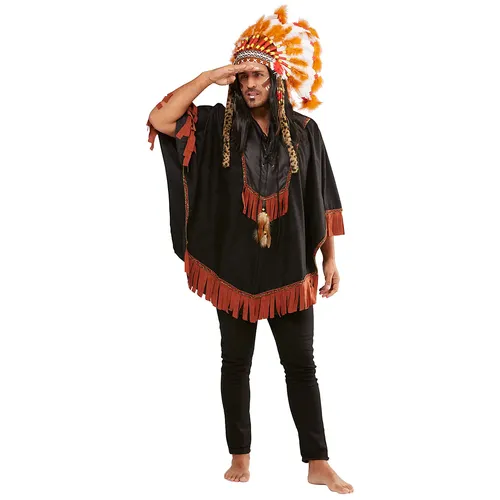 Poncho Indianer für Herren