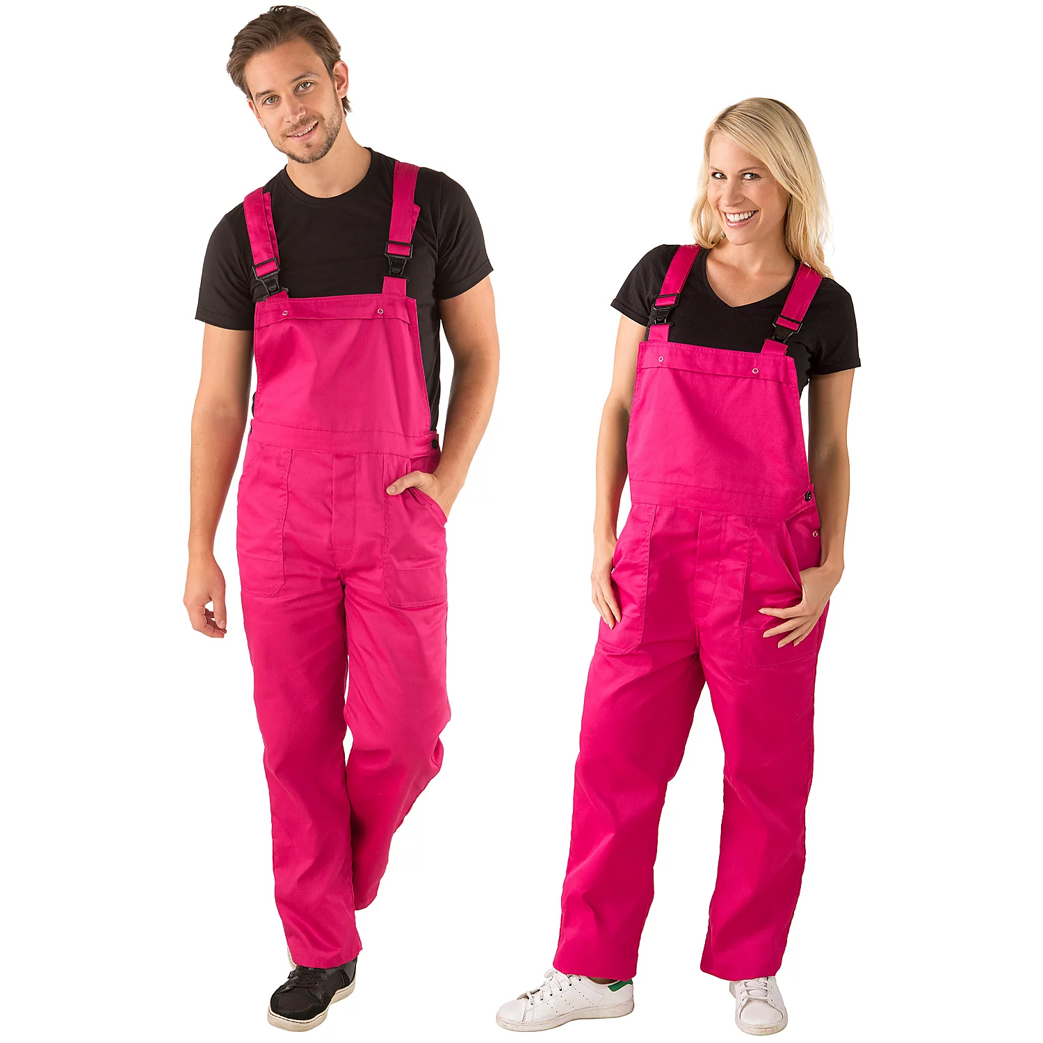 Latzhose unisex, pink Image