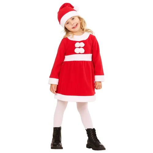 Kleinkinderkleid Santa Girl