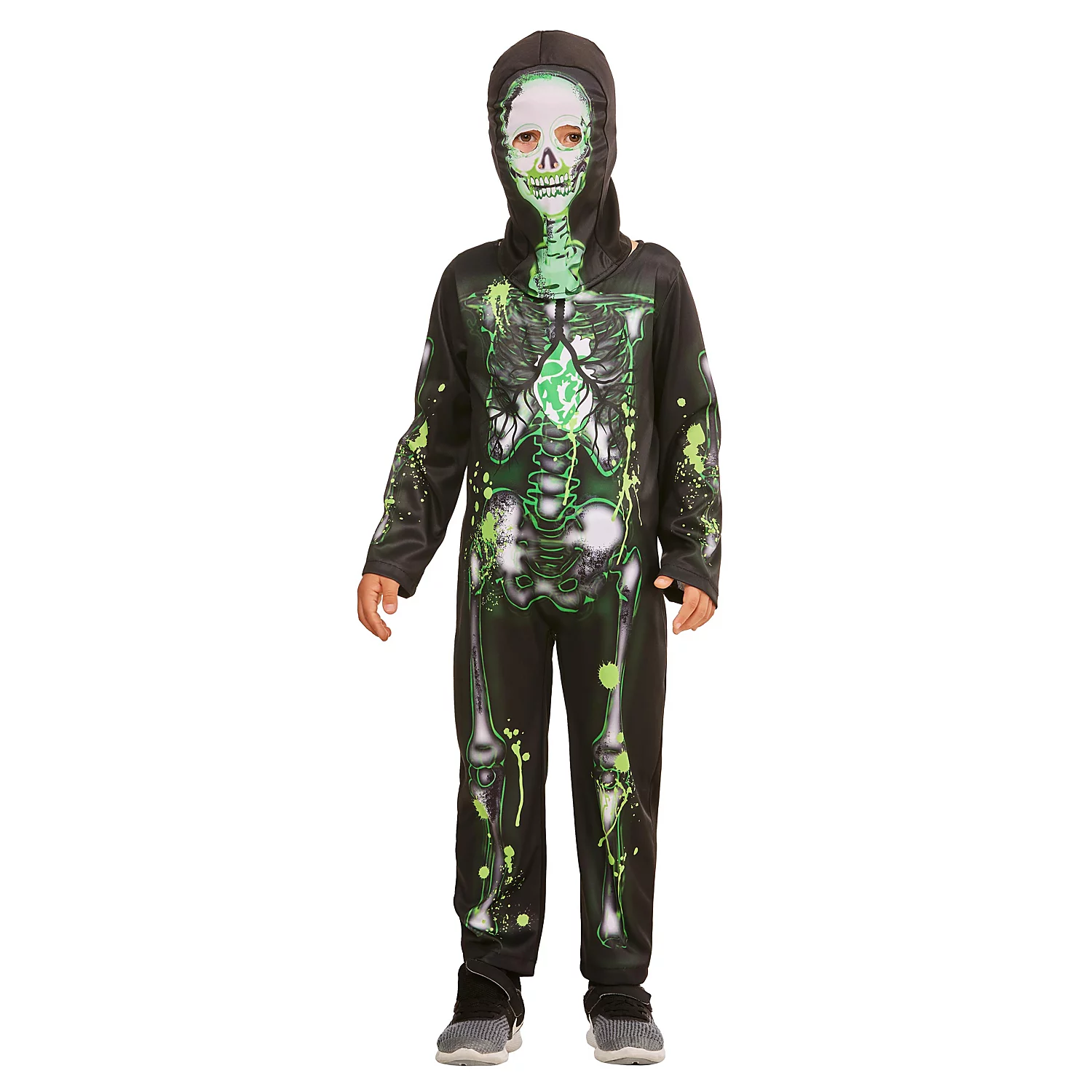 Kinderoverall Skelett, grün Image