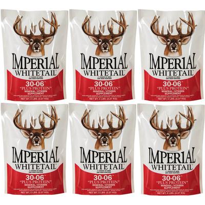 Whitetail Institute Imperial Whitetail 30 06 Mineral and Vitamin Plus Protein 30 lbs - Carton of 6- 5lb Bags