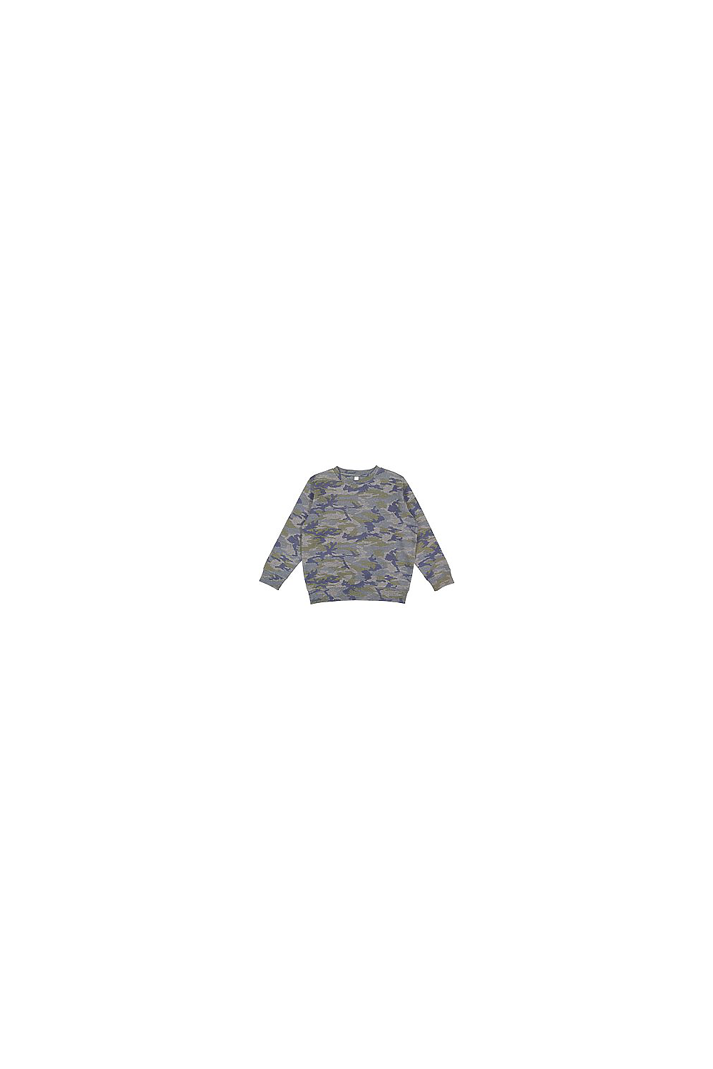 LAT L2225 Youth Fleece Sweatshirt in Vintage size Medium | Cotton/Polyester Blend 2225LA, 2225