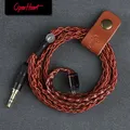 OPENHEART Cavo per auricolari rosso a 8 core 2,5/3,5/4,4 mm MMCX/0,78 2 pin/QDC Rame placcato argento Sostituisci il cavo bilanciato di aggiornamento