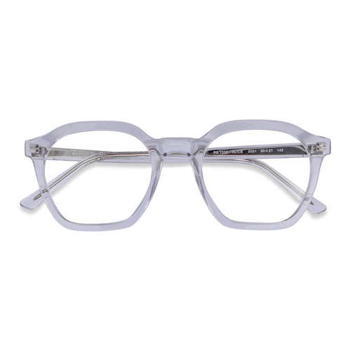 Unisex s geometric Clear Plastic Prescription eyeglasses - Eyebuydirect s Ray-Ban RB7238 Alice