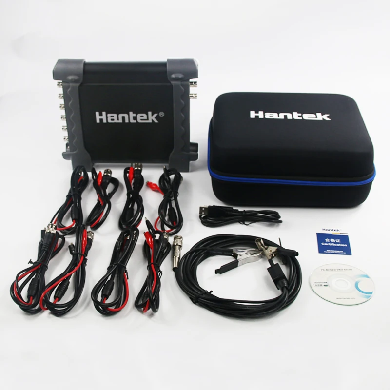 Hantek 1008C 8 Channels Oscilloscope Vehicle Testing Automotive Diagnostic Equipment USB Automotive Oscilloscope