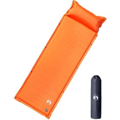 Selbstaufblasende Isomatte mit Kissen Orange Vidaxl Image