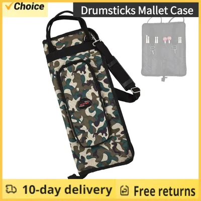 Drum Stick Bag Drumsticks Mallet Case Oxford Stoff mit Cross body Schulter gurt Verschleiß fester tragbarer Drum Stick Halter