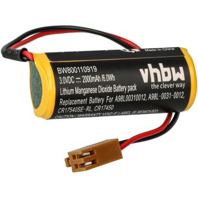 Vhbw - Batterie kompatibel mit ge Fanuc Stand-Alone Steuereinheit (2000 mAh, 3 v, Li-MnO2) Image