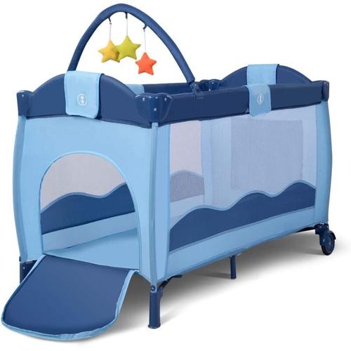 Goplus - Kinderreisebett Reisebett Klappbett baby Kinderbett Babybett Baby Klappbett faltbar