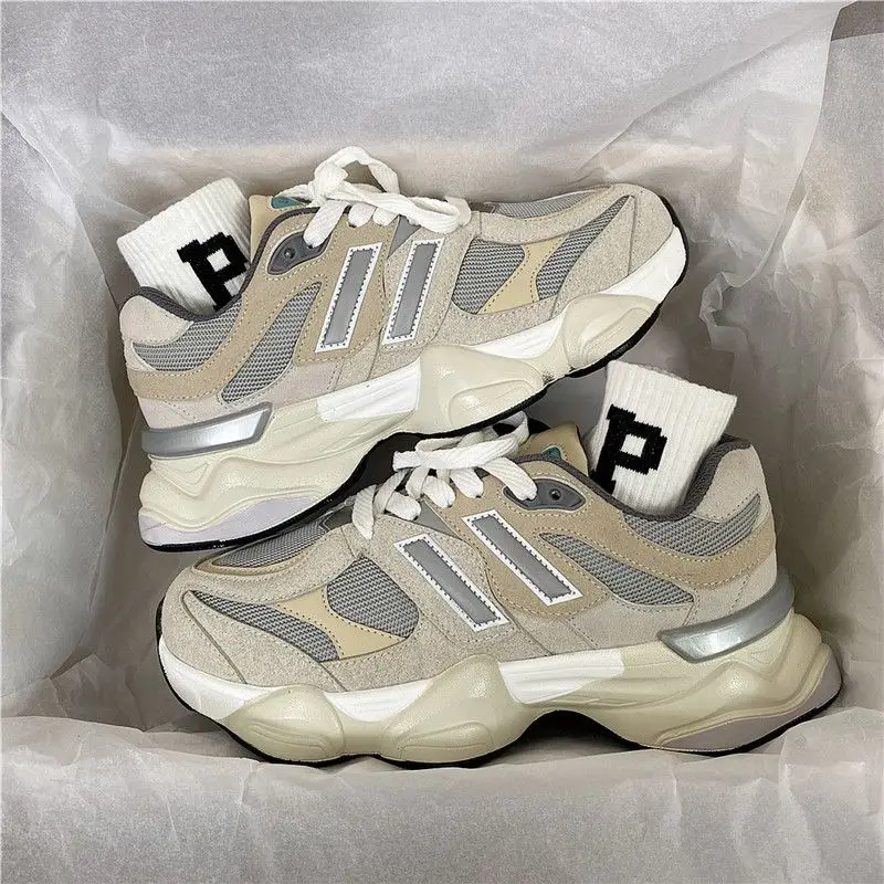 Papa Schuhe Chunky Turnschuhe Plattform Atmungsaktive Air-Mesh Winter Schuhe für Frau Vulkanisierte Sneakers Comfy Wanderschuhe für Frauen