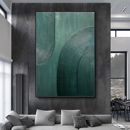 Mintura handgefertigte abstrakte Ölgemälde auf Leinwand, moderne Wandkunst, Raumdekoration, Bild für die Inneneinrichtung, gerolltes, rahmenloses, ungedehntes Gemälde Image