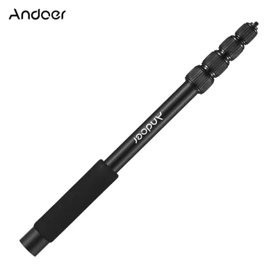 Andoer Handheld Microphone Boom Arm Extendable Mic Arm for Microphones 1/4 Inch Screw & Thread with