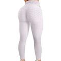 Per donna Pantaloni da yoga Leggings da yoga Fascia Elastica Vita Alta Yoga Allenamento in Palestra Pilates Collant Nero Bianco Rosa Gli sport Abbigliamento sportivo Elasticizzato Taglia piccola