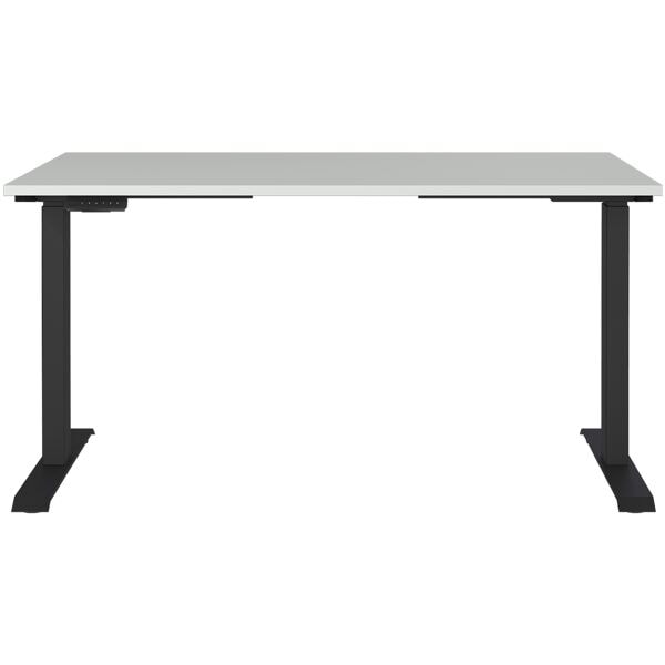 Germania-Werke Schreibtisch höhenverstellbar (elektrisch) »Agenda« 140 cm grau, 140x118x80 cm