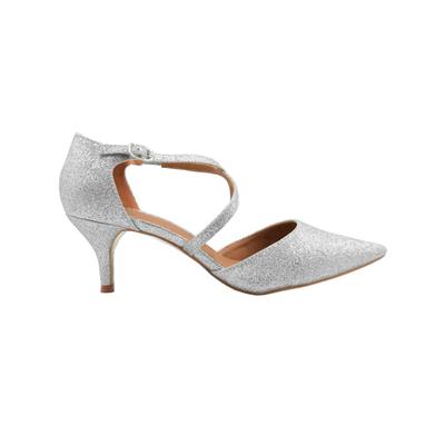 Where's That From - Damen Schuhe "Kennedi", Glitzer (Silber)