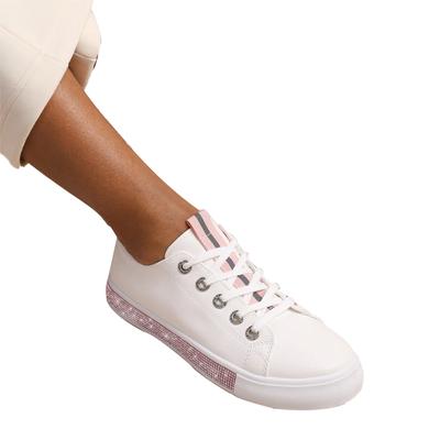 Where's That From - Damen Sneaker "Splendor", Kristallbesatz (Pink)