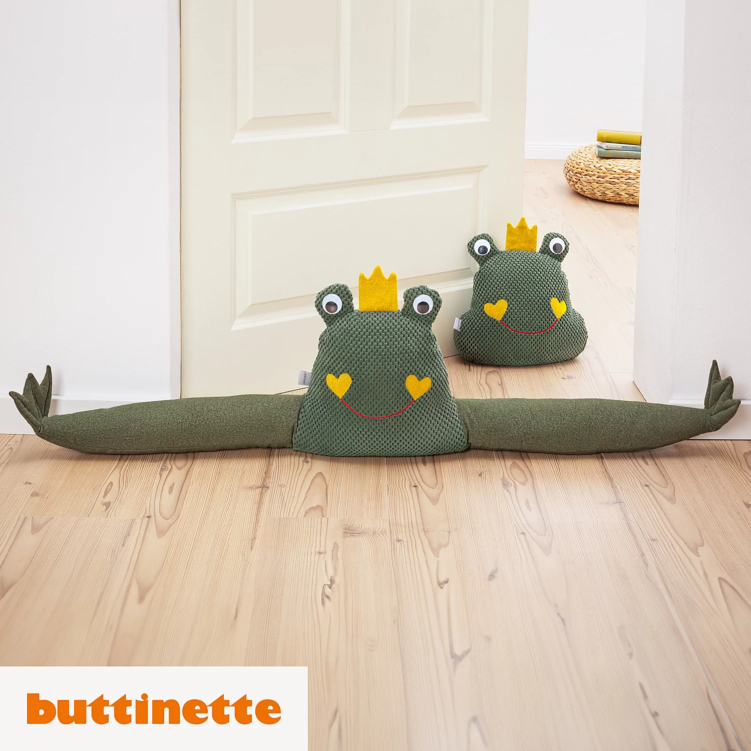 Nähanleitung Tür- und Zugluftstopper Froschprinz Image