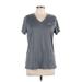 Under Armour Active T-Shirt: Gray Activewear - Women's Size Large