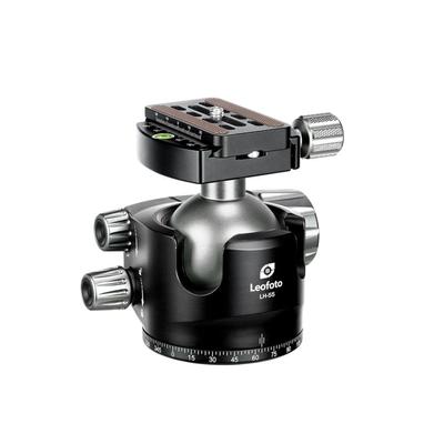 Leofoto LH-55 Series Low Profile Ball Head & QR Plate Arca Black LH-55