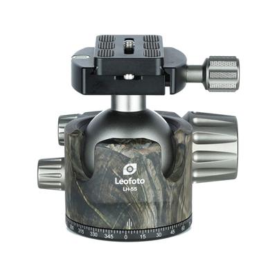 Leofoto LH-55 Series Low Profile Ball Head & QR Plate Arca Camo LH-55-CAMO