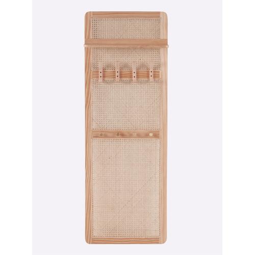 Garderobe HEINE HOME, beige (natur), B:60,5cm H:170cm T:16cm, Garderobenpaneele
