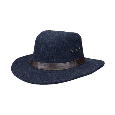 Kanut Sports Wool Blend Safari Hat - Navy Heather - L