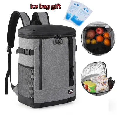 Picnic thermal cooler backpack for Beer Camping lunch bag For Food Drinks Beach Insulated Travel