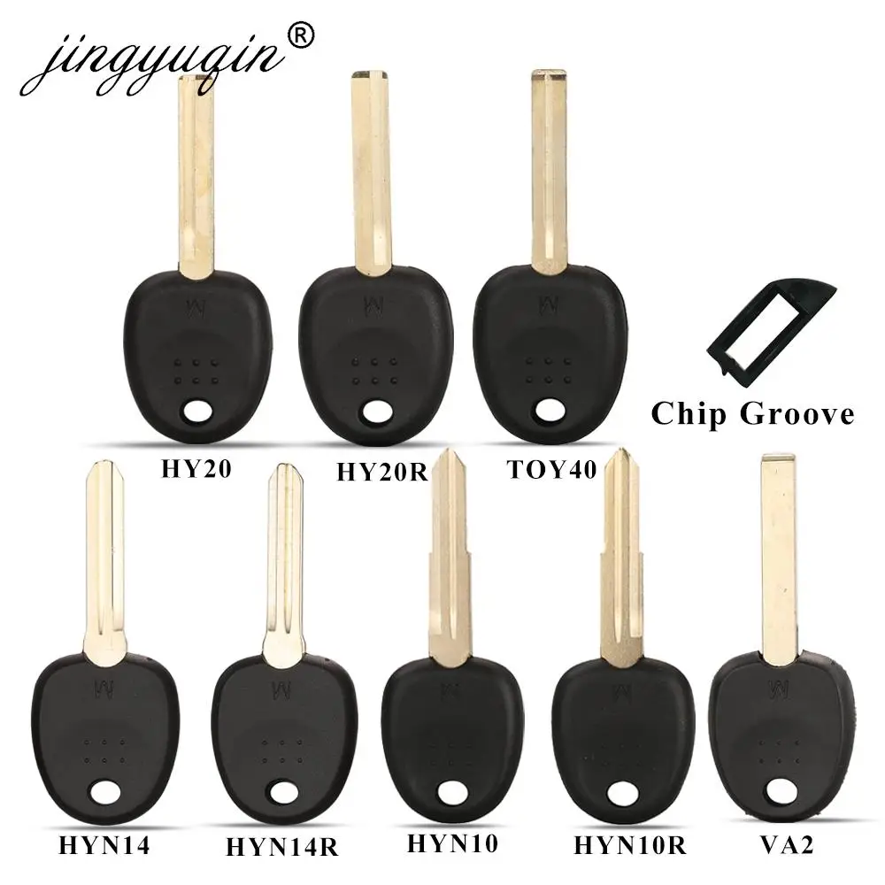 Jingyuqin Für Hyundai Accent Sonata Elantra Accent NF Coupe Getz Lavita Tiburon Tucson Verna Fit Kia Transponder Auto Schlüssel Shell Image
