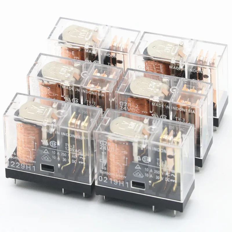 10 stücke/lot 100% Original Neue Relais G2R-1-E-12VDC G2R-1-E-24VDC G2R-1-E 12VDC G2R 1 E 12V 24V 8PIN 16A Image