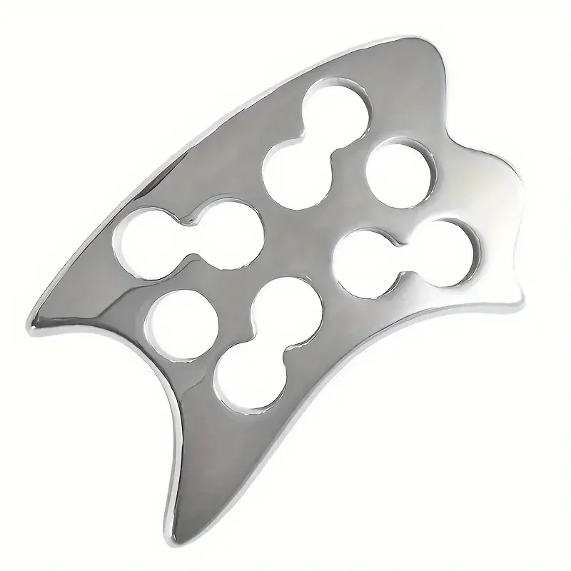 10-Loch-Hand-Edelstahl-Myo fascial-Release-Tool Effizientes Gua-Sha-Massage gerät für Ganzkörper-Akupunktur punkte Rücken-und Beinent lastung