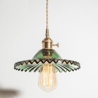 Wottes - Industrielle Vintage Pendelleuchte Retro Glas Hängeleuchte Lampenschirm Kreative Image