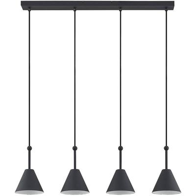 Wandleuchte, Wandlampe Innen "Phina" aus Metall für Wohnzimmer & Esszimmer von Lucande Image