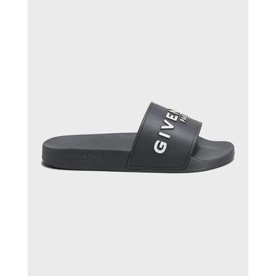 Logo Rubber Sandal Slide