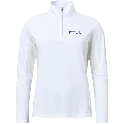 AIG Womens Open St Andrews 2024 Abacus Colinas 1/4 Zip Layer – Weiß – Damen Image