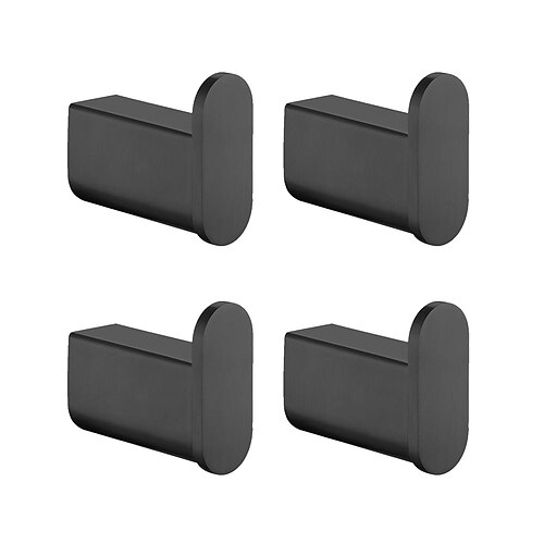 4 Stück Kleiderhaken, Handtuchhaken 304 Edelstahl Wandkleiderhaken für Bad/Küche Image