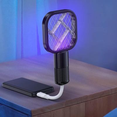 USB Mini Mosquito Swatter – Rechargeable Fly Swatter for Indoor and Outdoor Use, Effective Insect Killer Bat