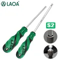 LAOA 1pc Cacciavite a testa esagonale S2 Cacciavite esagonale di precisione Cacciavite esagonale magnetico 1.5MM/2.0MM/2.5MM/3MM/4MM/5MM/6MM