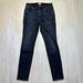 J. Crew Jeans | J Crew Black 9" High Rise Toothpick Dark Wash Skinny Denim Jeans Women's 27 | Color: Black | Size: 27