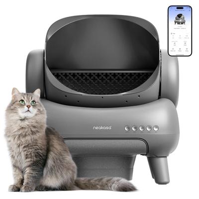 Neakasa M1 Smart App-Controlled Open-Top Self-Cleaning Litter Box for Cats, Large